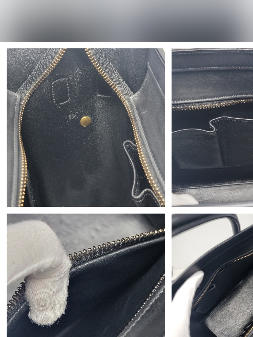 CELINE Micro Luggage Satchel Leather Calfskin Bag - Picture 9 of 13